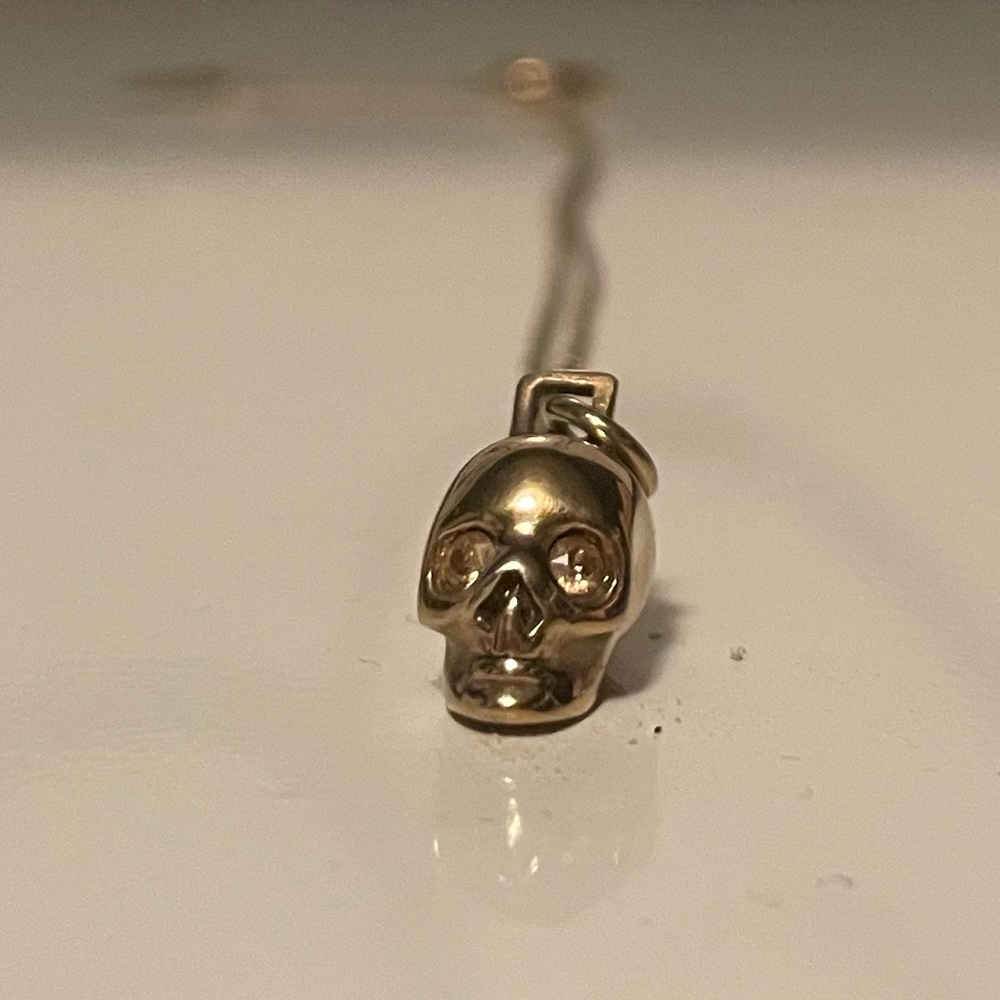 Coach Skull Necklace & Earrings